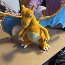 2017 Tomy Charizard Deluxe Plush 11 Tall 20 Wing Span Pokemon Company Stuffed