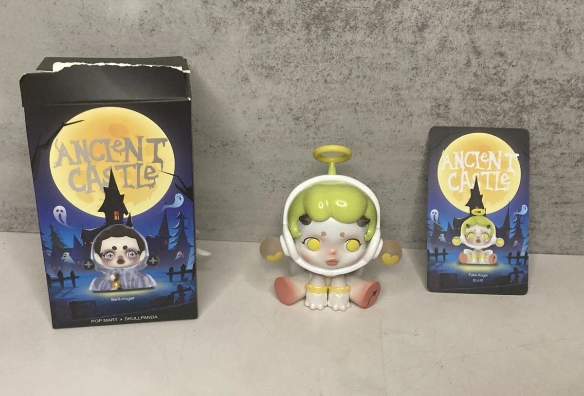 POP MART x SKULLPANDA ANCIENT CASTLE Fake Angel Figure And Card