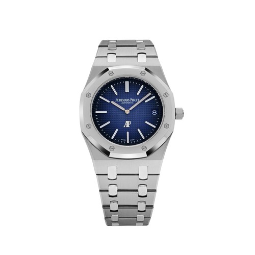 Audemars Piguet Royal Oak 15202IP.OO.1240IP.01 'Jumbo' Extra-Thin Titanium Blue