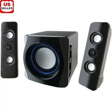 2.1 Channel Bluetooth Speaker System W/ Built-in Subwoofer TV Gaming Music New