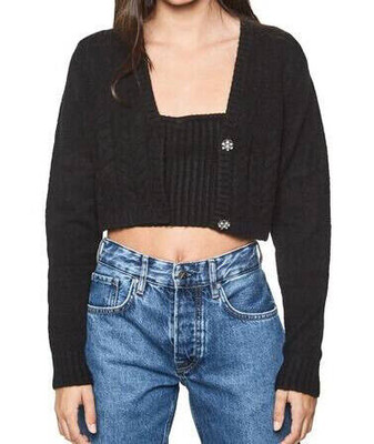 Pepe Jeans x Dua Lipa Dorothea Cardi sweater short L UK