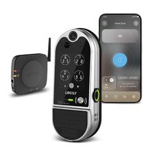 Lockly Vision Elite Video Smart Lock with Camera, Smart Wi-Fi Deadbolt for Front