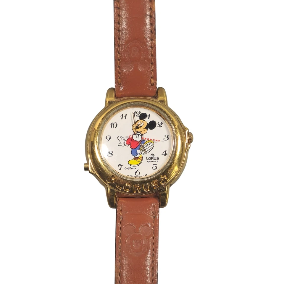 Disney Mickey Mouse Lorus Musical Women's Quartz Watch Vintage - image 3 of 4
