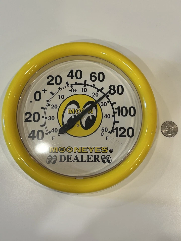 Moon Mooneyes дилер только эксклюзивный винтажный настенный термометр - Изображение 2 из 4