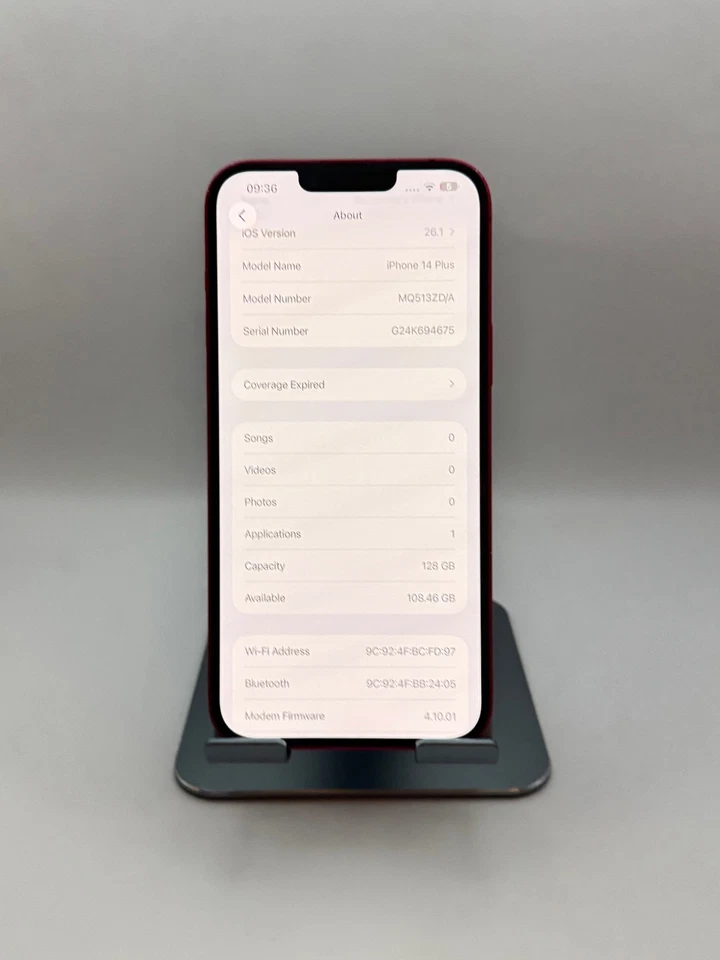 Apple iPhone 14 Plus (PRODUCT)RED - 128GB (Unlocked) - Image 2 of 4