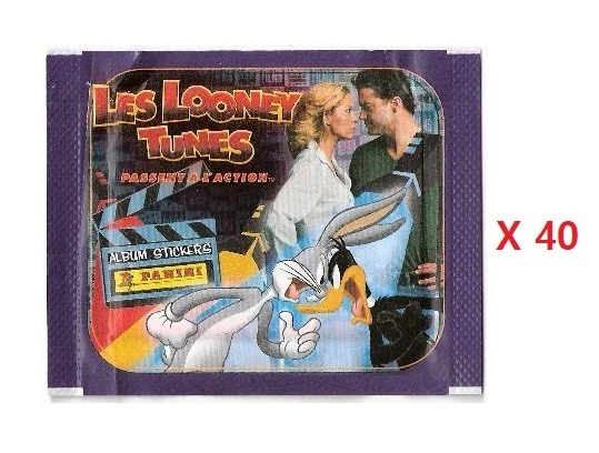Looney Tunes Back In Action Images Lotto 40 Bustines Panini - Photo 1/1