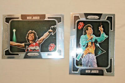 MICK JAGGER (2) 2025 PRIZM THE ROLLING STONES #65 &10
