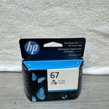 HP Hewlett Packard 67 Tri-color Original Ink Cartridge New Sealed Exp March 2024