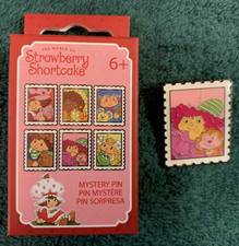 Loungefly STRAWBERRY SHORTCAKE Stamp Enamel Pin RASPBERRY TART BOX
