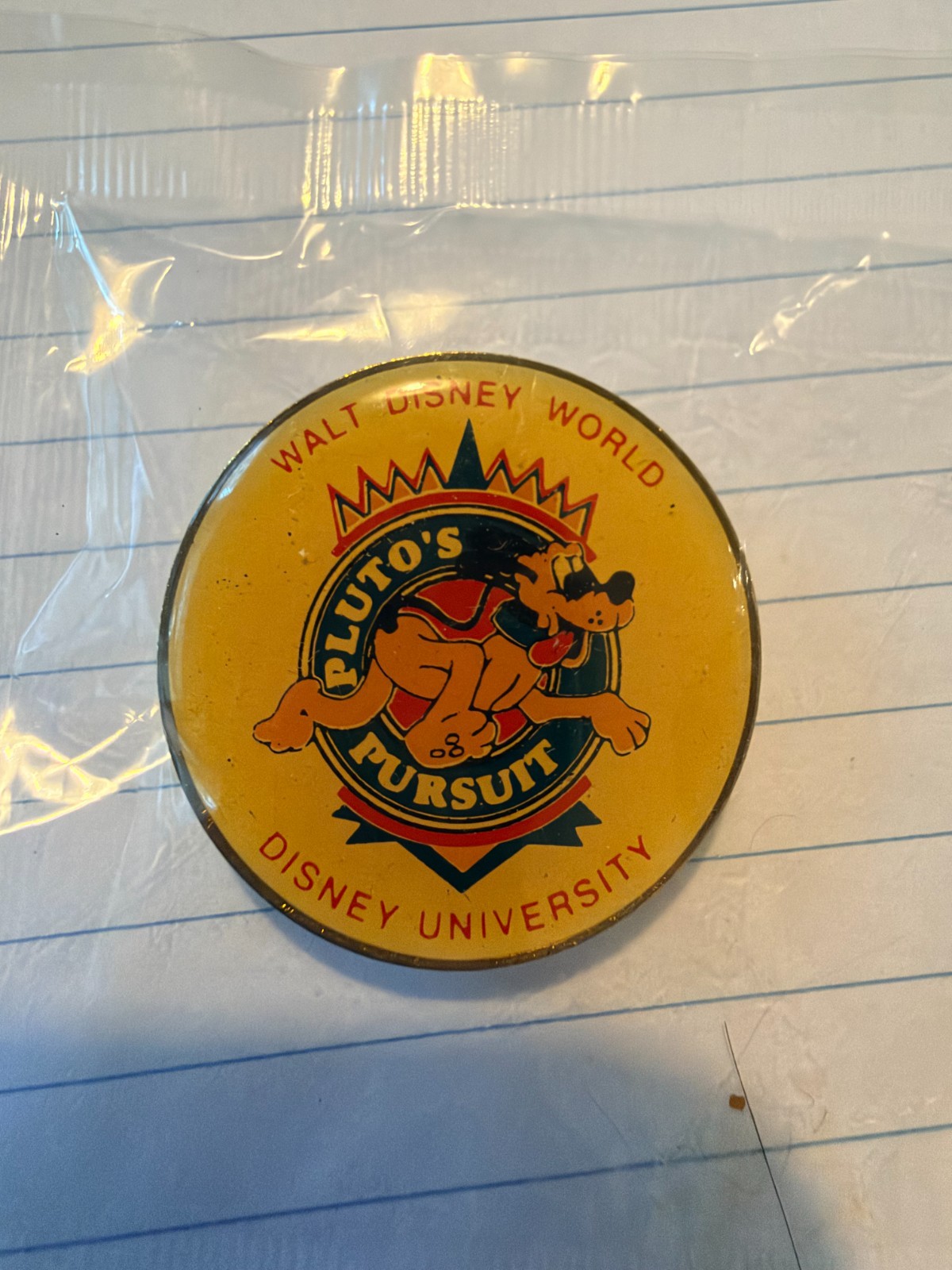 LR Disney Pluto Disney University Pluto's Pursuit Pin