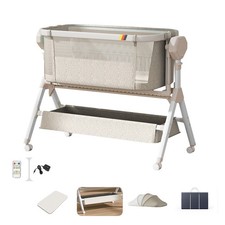 Automatric Rocking Cribs Baby Bassinet Newborn Beside Sleeper Infant Co-Sleeper