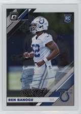 2019 Panini Donruss Optic Rookies Holo Prizm Auto /99 Ben Banogu #124 Auto 0nr3