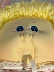 Cabbage Patch Doll 1985 blond girl doll displayed only never played with 22 inch