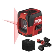 SKIL 50ft Red Self-Leveling Cross Line Laser Level w/ Horizontal Vertical Lines