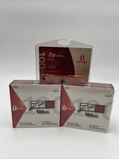 ZIP 100MB 3 DISK SET BRAND NEW SEALED X3
