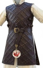 Halloween Medieval leather brigandine men larp  sca leather body fantasy Armor