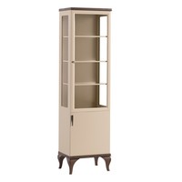 Single Vitrine EintüRiger Schrank MöBel Glasschrank MöBel Holz SchräNke