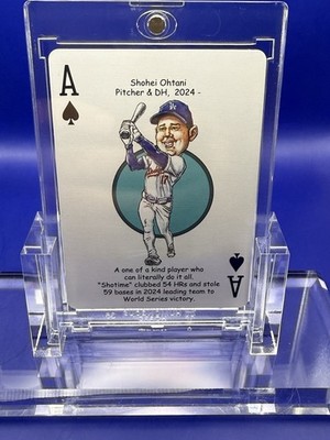 SHOHEI OHTANI 2024 Hero Decks Baseball Ace of Spades Playing