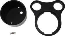 Drag Specialties 2210-0563 1.5 T-bar Gauge Mount Flat Black For Oem Gauge