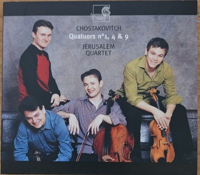 Chostakovitch Quatuors nos. 1, 4 & 9 (Harmonia Mundi HMC 9014865) Jerusalem Quar