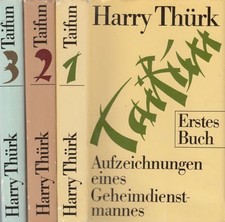 Buch: Taifun. Aufzeichnungen eines Geheimdienstmannes, Th&uuml;rk, Harry. 3 B&auml;nde