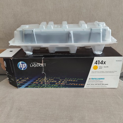 HP 414X Yellow Toner Cartridge | USED