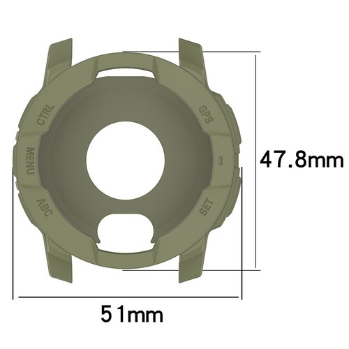Silikonowe etui na zegarek miękkie żelowe etui ochronne pasuje do Garmin instinctE 40MM / 45MM - Zdjęcie 4 z 27