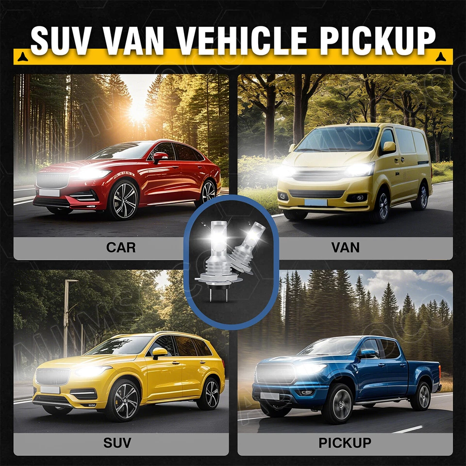 Faro LED + bombillas antiniebla para Mercedes-Benz SL600 SL500 SL55 AMG 2003-2006 Foto 4 de 4