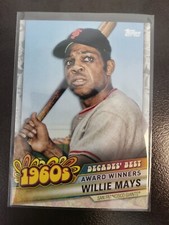 2020 Topps Willie Mays DECADES BEST 19603 card #DB-19