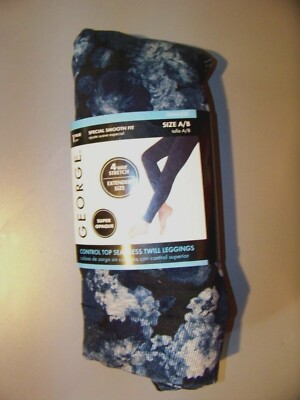 NEW Womens Control Top Twill Seamless Leggings Size A/B 5