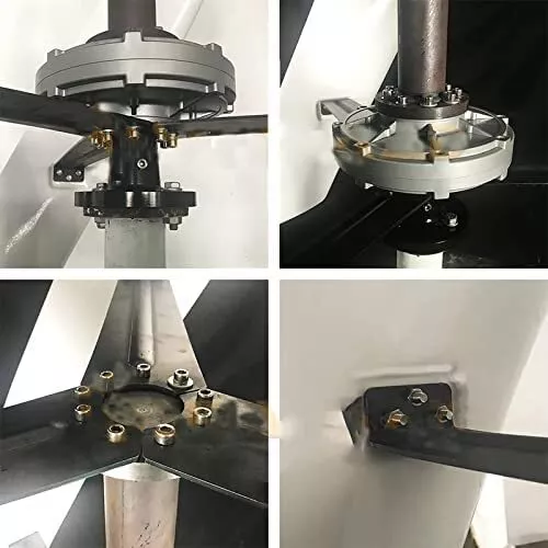 2000W 3Phasen Vertikaler Windkraftanlage Windgenerator Windrad,Hybrid Laderegler - Bild 14 von 22