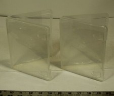 2 Pk New Premium PlayStation 3 Replacement Case PS3 Blu-Ray Clear Transparent