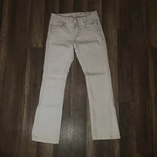 Zara Woman Medium Rise Slim Fit White Jeans sz 2 eBay