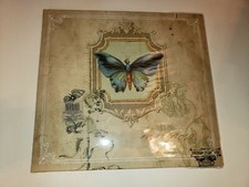 Blue Butterfly Scrapbook Album 14 X 12.5"