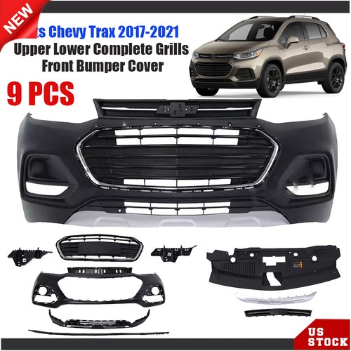 Front Bumper Upper/Lower Grille For Chevrolet Trax 2017/2018/2019