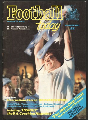 Football today Magazin Das 100. FA CUP FINALE 1981