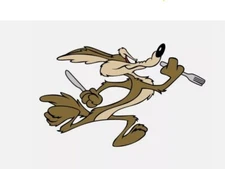 WILE E COYOTE RUNNING RIGHT or LEFT STICKER 3M USA TRUCK HELMET WINDOW CAR BIKE