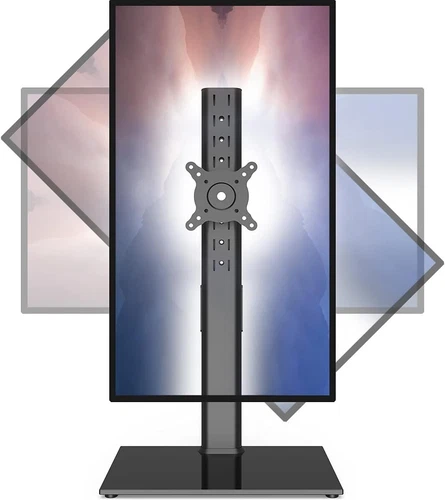 Single Monitor Stand Freestanding 27-43 Inch Monitor Arm Curved Screen Monitor..