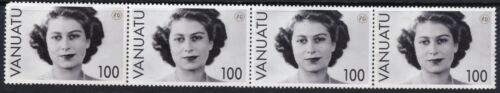 Vanuatu 2006 100 VT Queen Elisabeth II 80th Birthday SG-963 Strip of 4 MNH OG  - Picture 1 of 1