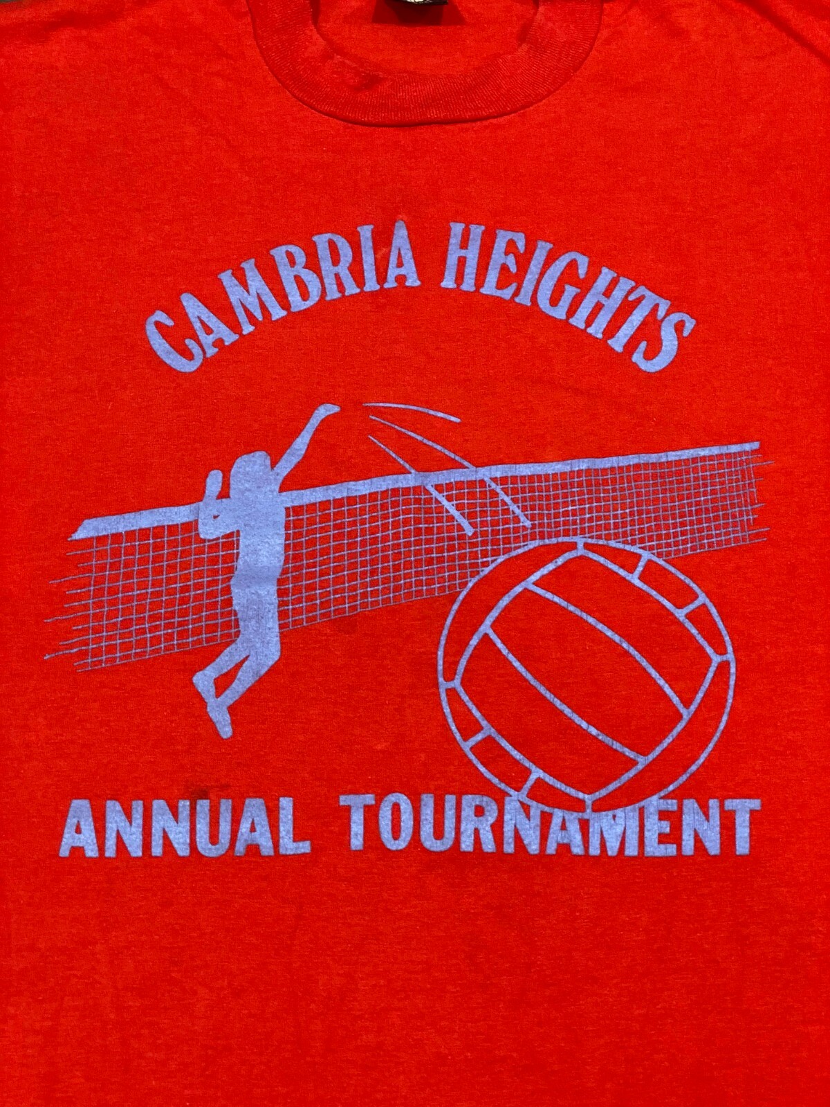 Vintage CAMBRIA HEIGHTS VOLLEYBALL TShirt MEN'S XL Screen Stars Single
