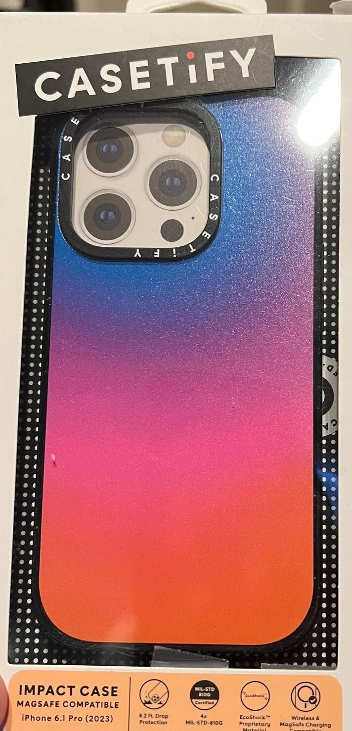 CASETiFY MagSafe Impact Case for iPhone 15 Pro 6.1 Gradient Design-image