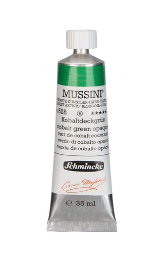 Schmincke - MUSSINI® finest artist's resin oil colors cobalt opaque green - 3...