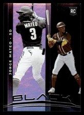 2021 Panini Chronicles #14 Jorge Mateo Black Card San Diego Padres