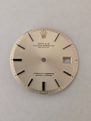 ROLEX OP DATEJUST DIAL FOR 36mm 1601 FOR PARTS OR REPAIRS-GOOD CONDITION