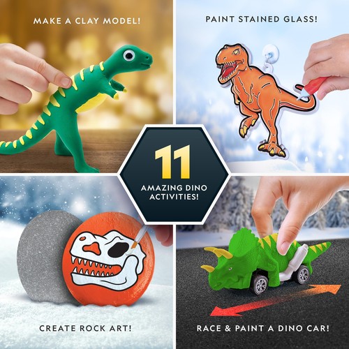 Blue Marble NATIONAL GEOGRAPHIC Dinosaur Advent Calendar DAMAGED BOX - Picture 5 of 8