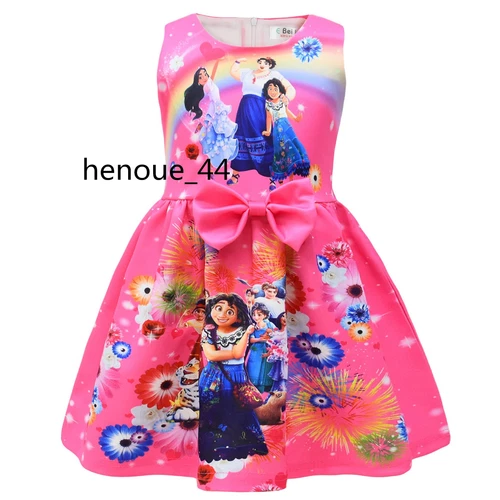 minnie stitch Cartoon Bowknot Dress Skirt Princess Party Birthday Fancy girl - Picture 12 of 69