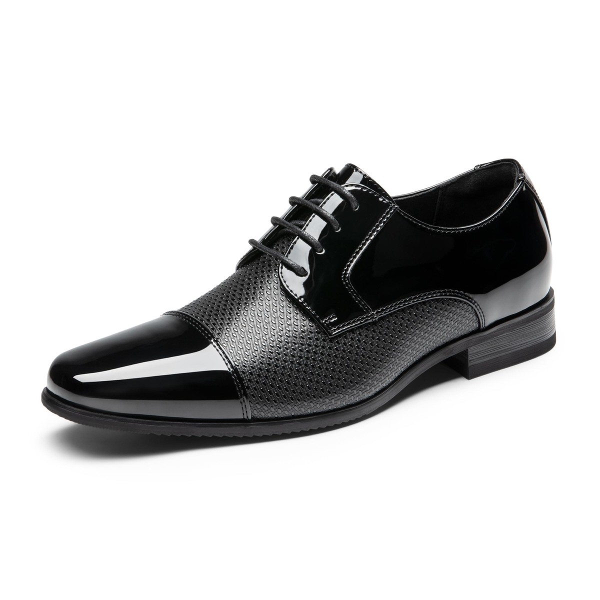 Bruno Marc Men S Cap Toe Patent Leather Oxford Shoes Bruno Marc Men S Cap Toe Patent Leather Oxford Shoes