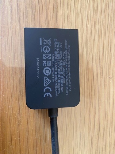 Microsoft redmond wa 98052-6399 model 1820