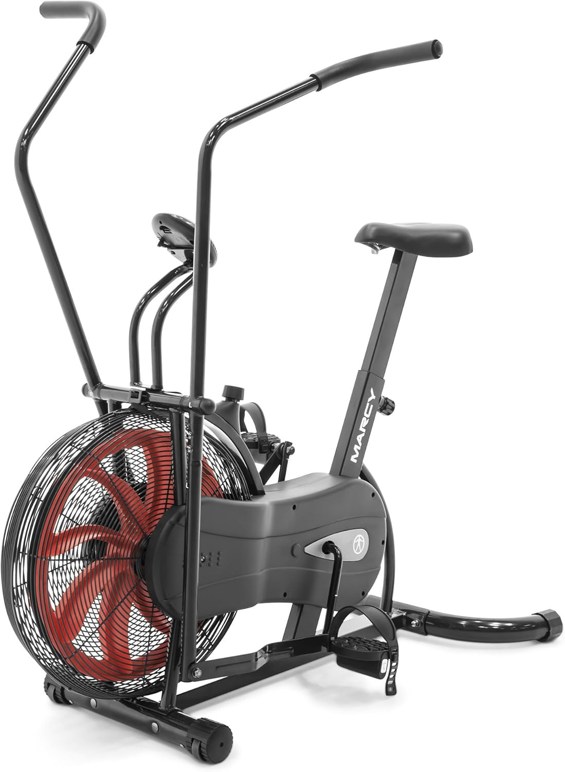 Air-Resistance Fan Bike with Dual Action Handlebars for Full