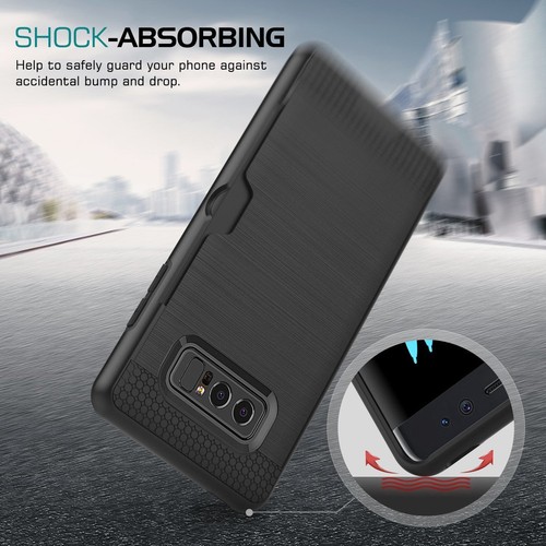 New Credit Card ShockProof Tough Strong Case For Samsung Galaxy Note 8 - Picture 2 of 8